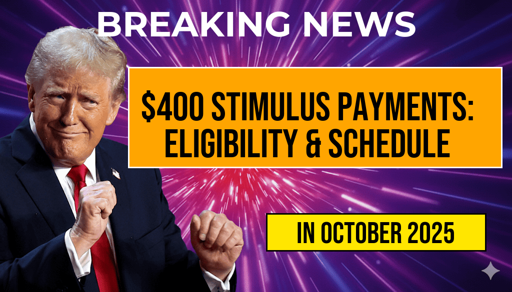 $400 Stimulus Payment Available to All: Eligibility Details and Complete Payment Schedule