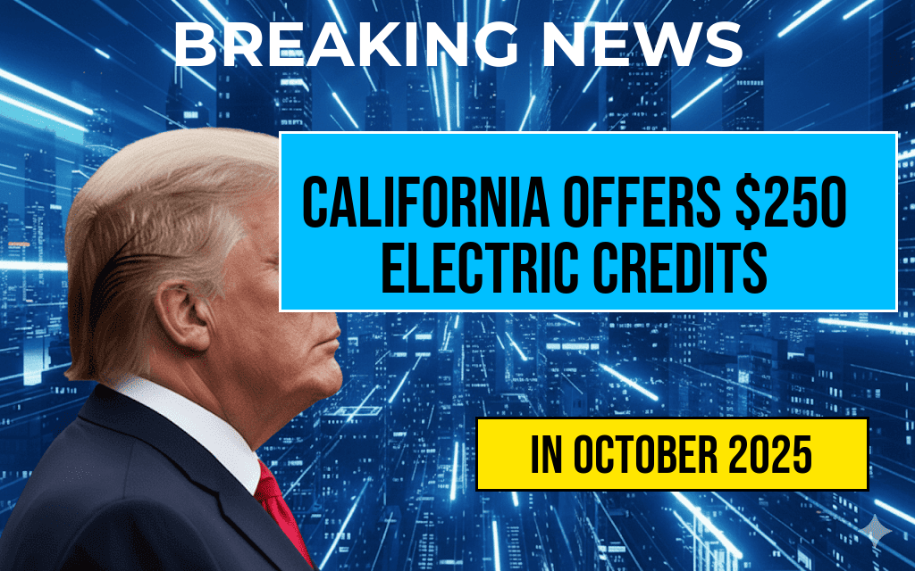 California Announces Direct Payments of Up to $250 to Over 11.5 Million Households for Electric Credits with Minimal Action Required