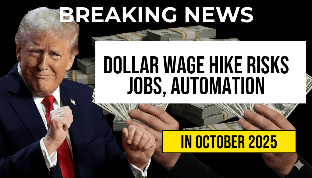 Could a One-Dollar Wage Increase Force Small Businesses to Cut Jobs Amid Automation Concerns?