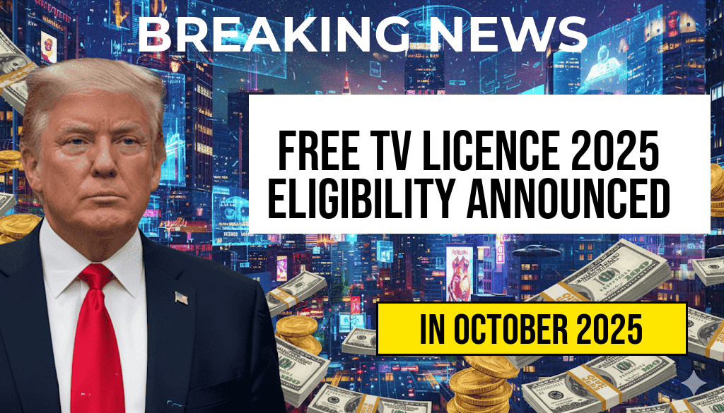 Government Announces Free TV Licence for 2025 – Find Out if You Qualify Now