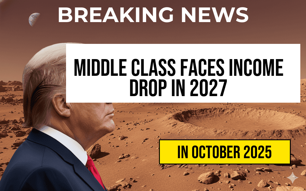Middle Class Under Threat: New Policies Could Reduce Average Income by $1,300 in 2027