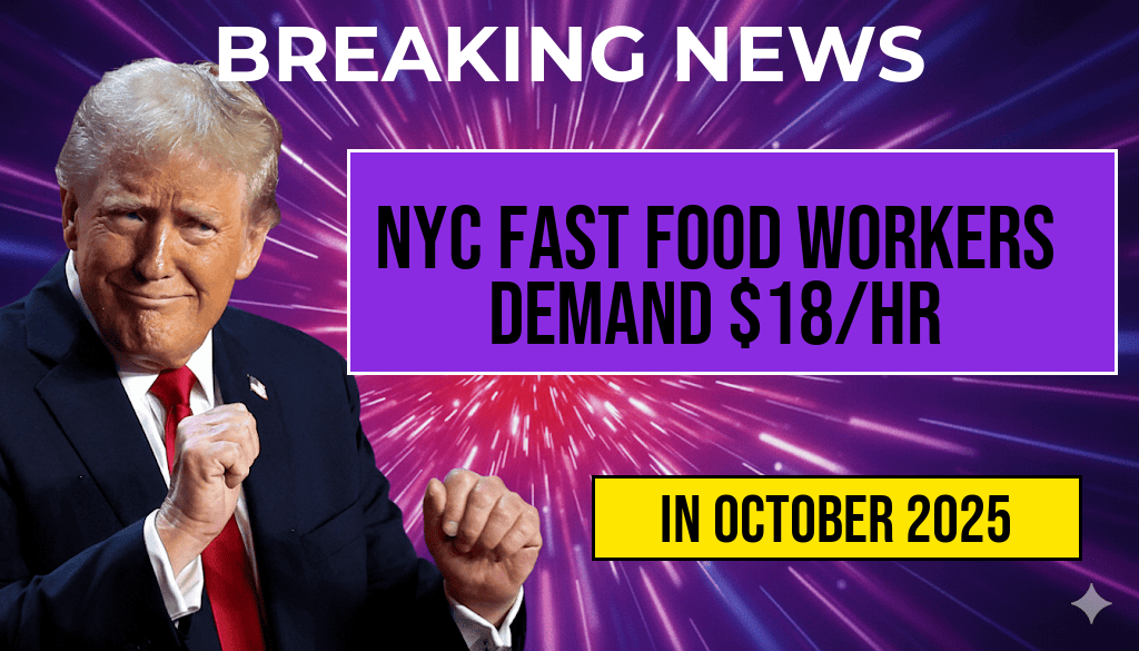 New York Fast Food Workers Campaign for $18 an Hour Minimum Wage in NYC