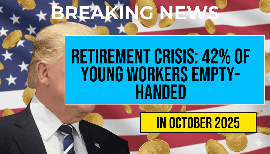 Retirement Savings Crisis: The “Financial Vortex” Leaves 42% of Young Workers with No Spare Cash
