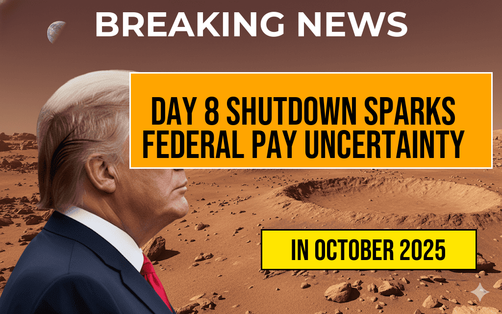 Urgent: Day 8 of Government Shutdown Raises Questions About Federal Workers’ Pay—Will They Receive Full Compensation or Nothing?
